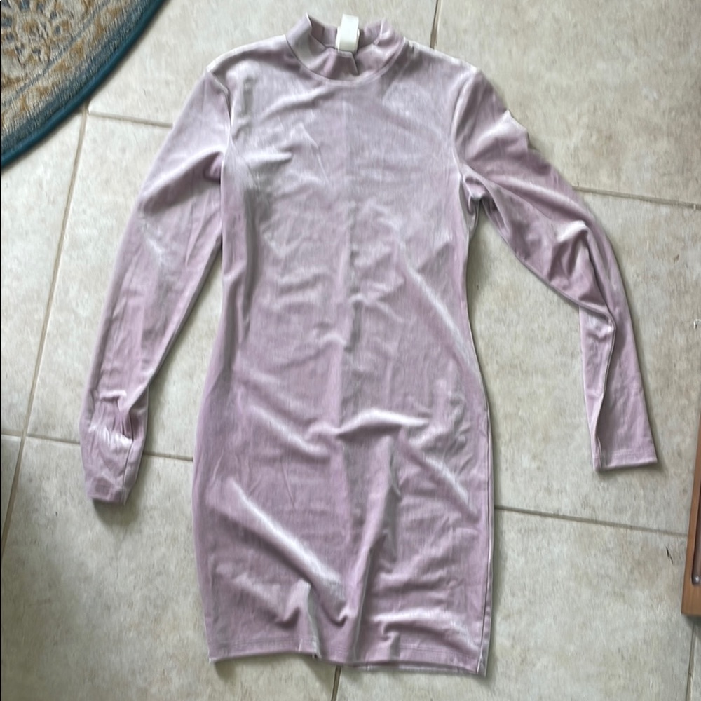 H&M Purple lavender Bodycon Mini Dress